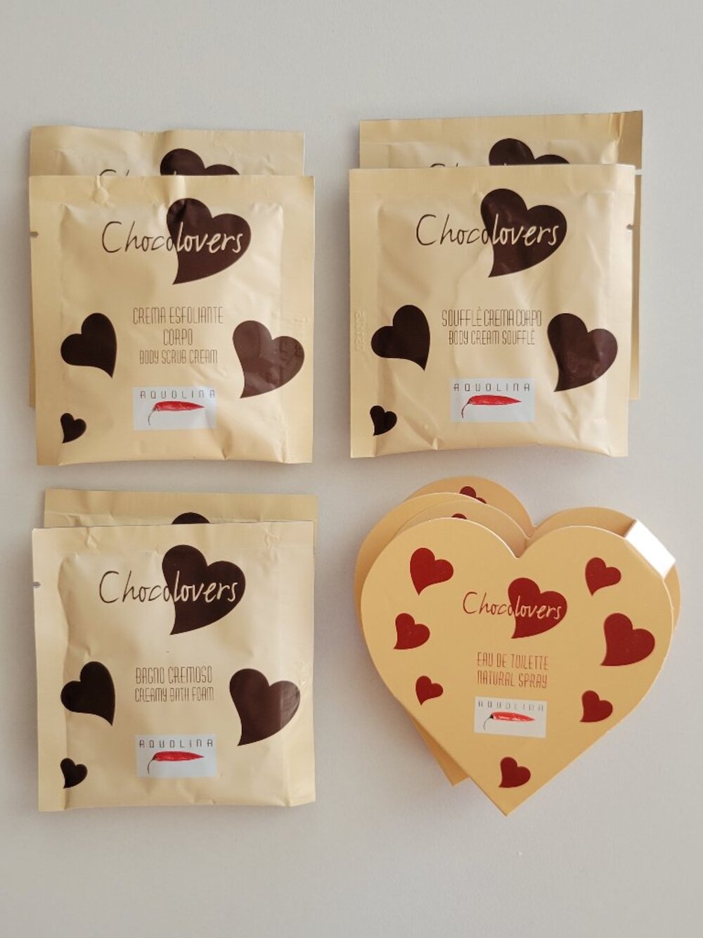 Vintage Chocolover's by Aquolona (Samples Assortment) 2 Pieces of Each (8 Total)